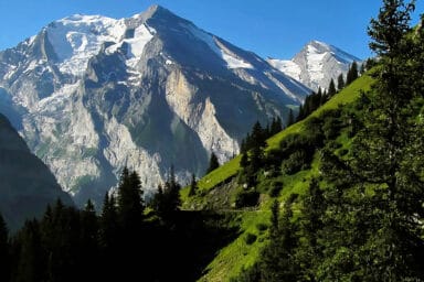 View of the Balmhorn from Allmenalp