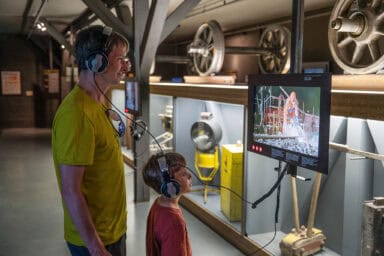 The Albula Railway Museum ("Bahnmuseum" in German) in Bergün.