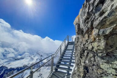Stairs at the Thrill Walk.