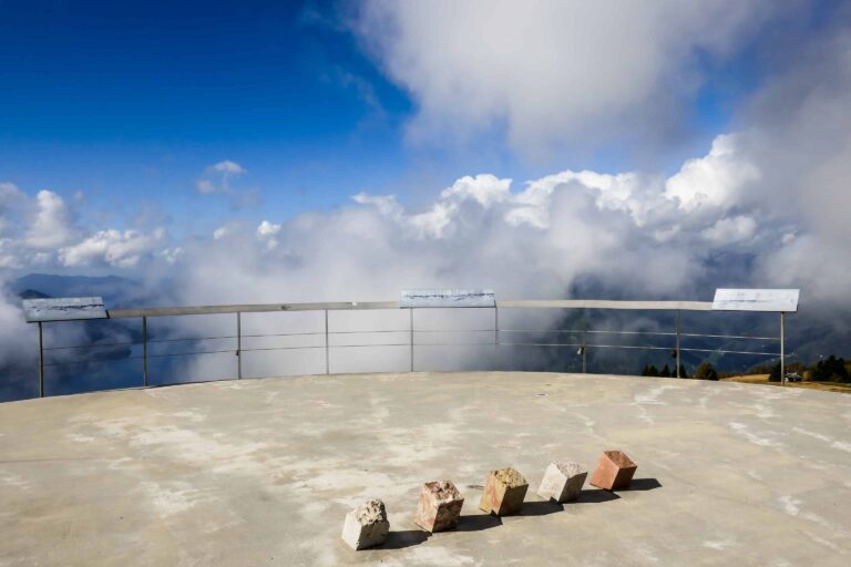 The panorama terrace at Cimetta above Locarno
