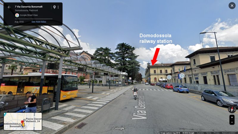 DomodossolaMilan location bus stop? Is 10 mins transfer sufficient?