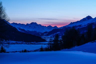 Days are short in Swiss winter months, especially in November, December, and January.