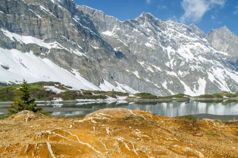 Trübsee near Engelberg in spring