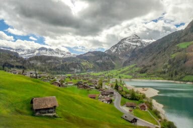 Views of the Brünig Pass from the Luzern-Interlaken Express.