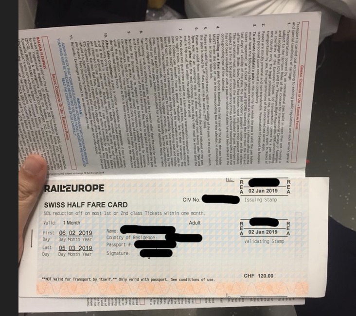 Swiss Half Fare Card from Klook