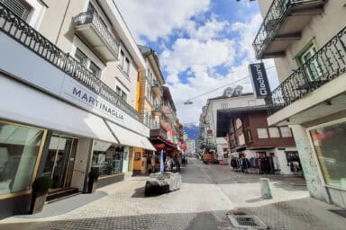 The Jungfraustrasse in Interlaken.