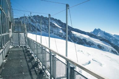The Sphinx viewing platform at Jungfraujoch.