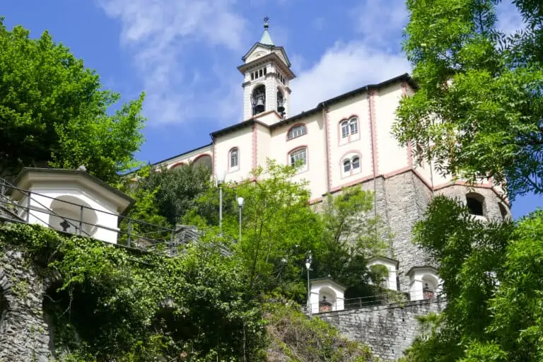 Madonna del Sasso Church and chapels in Locarno
