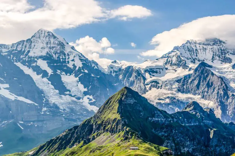 Mönch, Jungfraujoch, Tschuggen and Jungfrau from Männlichen