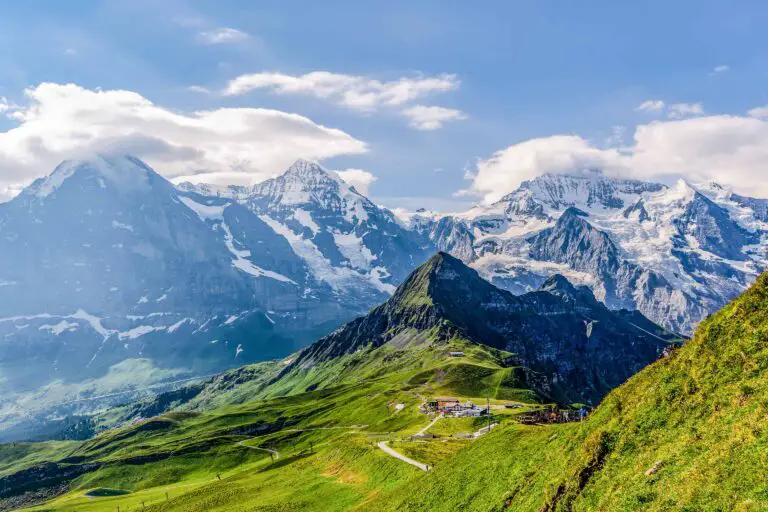 Eiger, Mönch and Jungfrau as seen from Männlichen