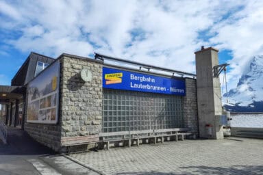 Die BLM-Station in Mürren.