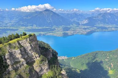 Lake Thun and Mount Niesen seen from Niederhorn