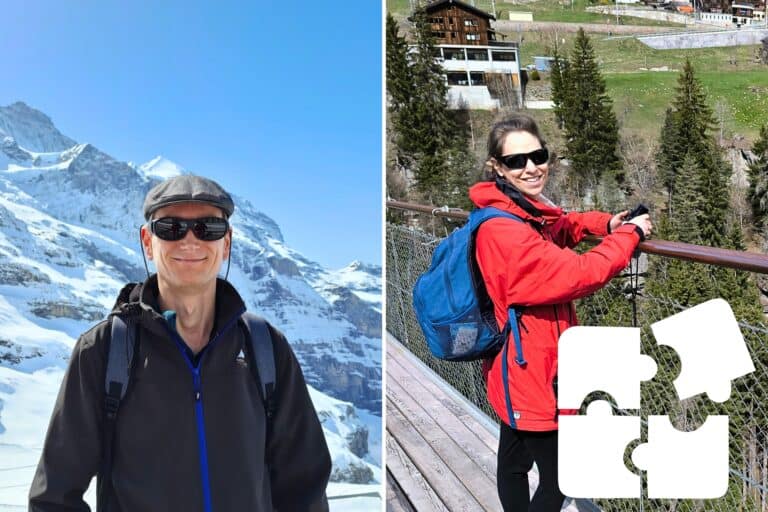 We, Arno and Annika, put the puzzle pieces of your Switzerland itinerary together!