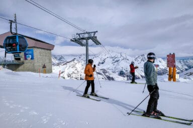 January and February are the best months for skiing and other winter sports.