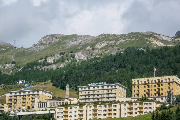 Luxurious Kulm Hotel in St. Moritz