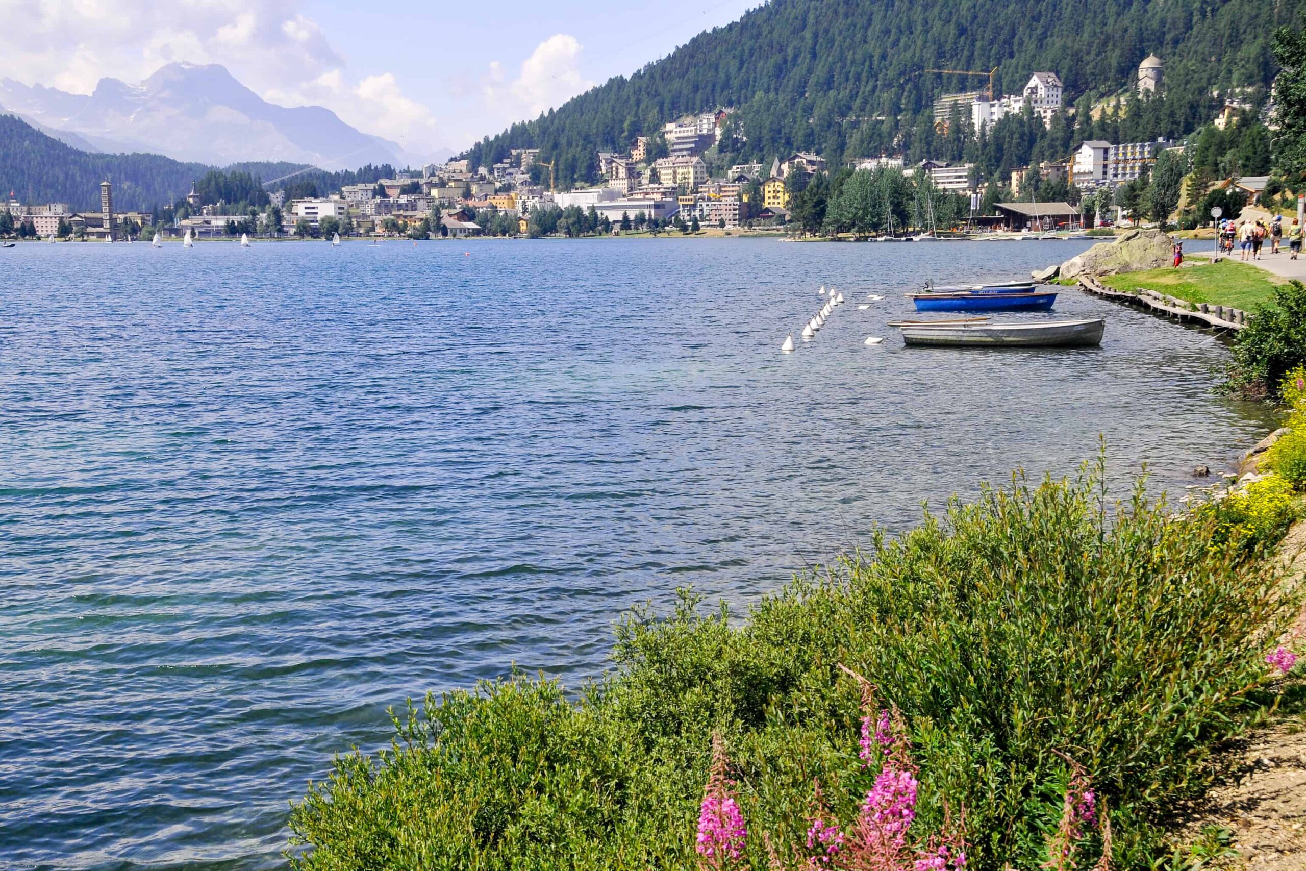 Our directions for an easy stroll around the Lake of St. Moritz
