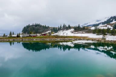 The Stoosseeli on an overcast day in early May: a quiet spot.
