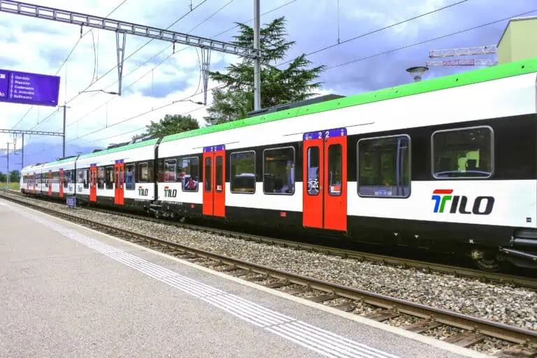 Regional Tilo train Italy-Ticino