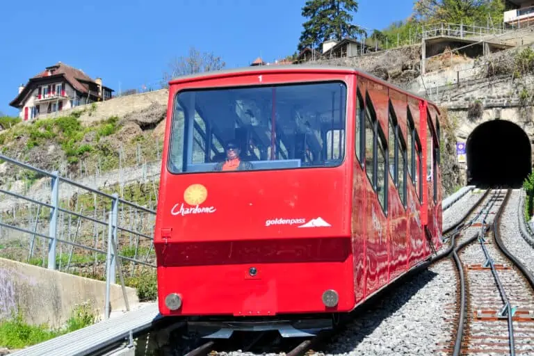 Funicular between Vevey and Mont Pèlerin