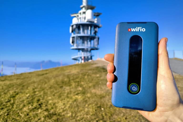 Wifio device on Mount Rigi